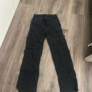 Black Cargo Pants